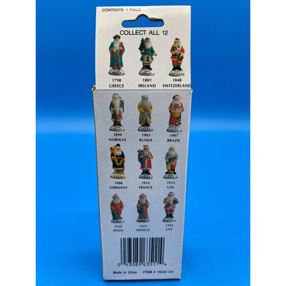 Limited Edition Porcelain Antique Santa Collectible 1913 USA Figure - Picture 5 of 7